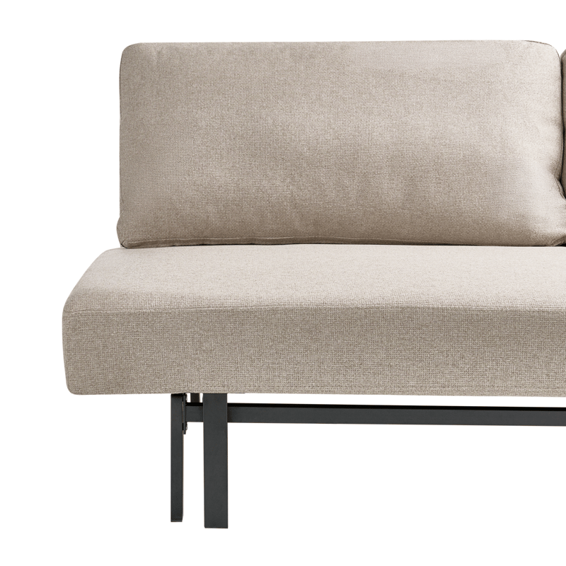 Sovesofa Roykka - Beige - Møbler - Sofaer - Sovesofaer - 3 personers sovesofa