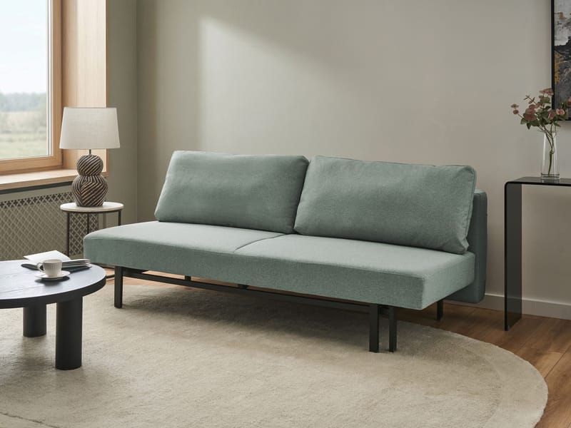 Sovesofa Roykka - Lysegrøn - Møbler - Sofaer - Sovesofaer - 3 personers sovesofa
