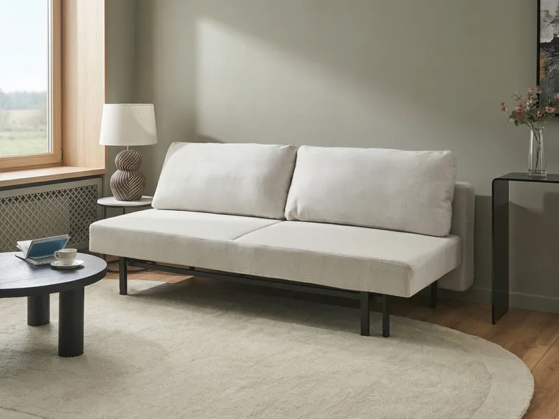 Sovesofa Roykka - Off-White - Møbler - Sofaer - Sovesofaer - 3 personers sovesofa