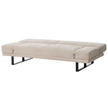Sovesofa York Chenille - Lys beige - Møbler - Sofaer - Sovesofaer - 2 personers sovesofa