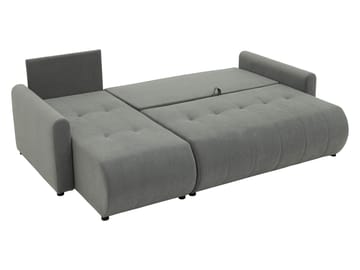 Fynrican 3-personers sovesofa med chaiselong - Polo 877 (mørkebrun) - Møbler - Sofaer - Sovesofaer