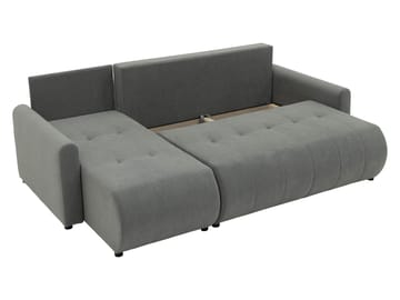 Fynrican 3-personers sovesofa med chaiselong - Polo 877 (mørkebrun) - Møbler - Sofaer - Sovesofaer