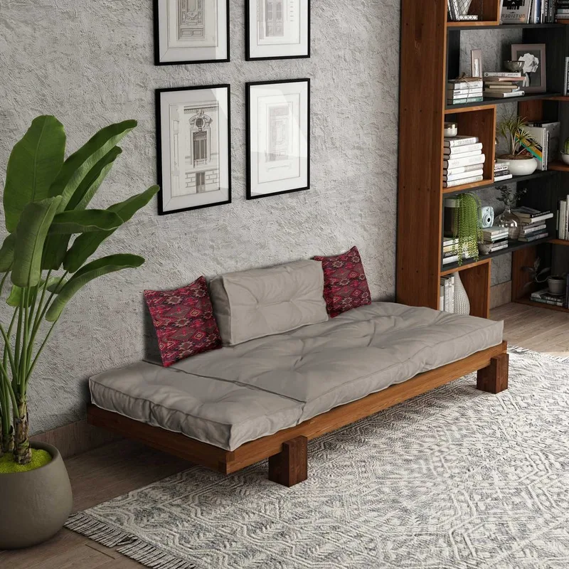 Fynros 2-personers Sovesofa - Beige/Natur - Møbler - Sofaer - Sovesofaer