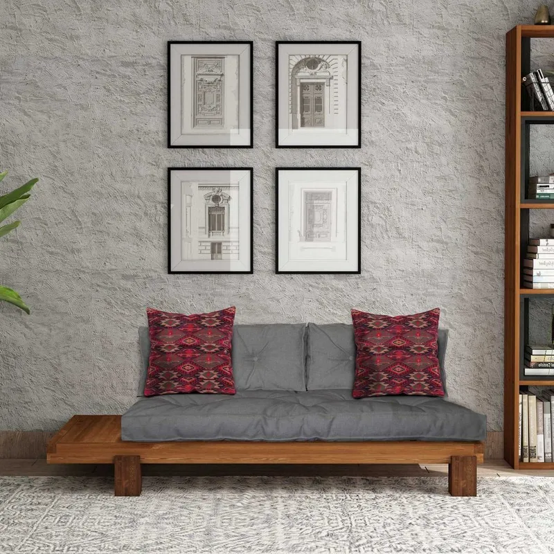 Fynros 2-personers Sovesofa - Grå/Natur - Møbler - Sofaer - Sovesofaer