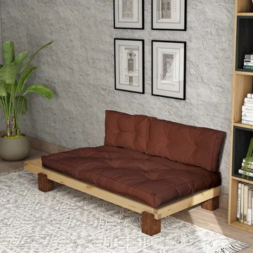 Fynros 2-personers Sovesofa - Mørkerød - Møbler - Sofaer - Sovesofaer