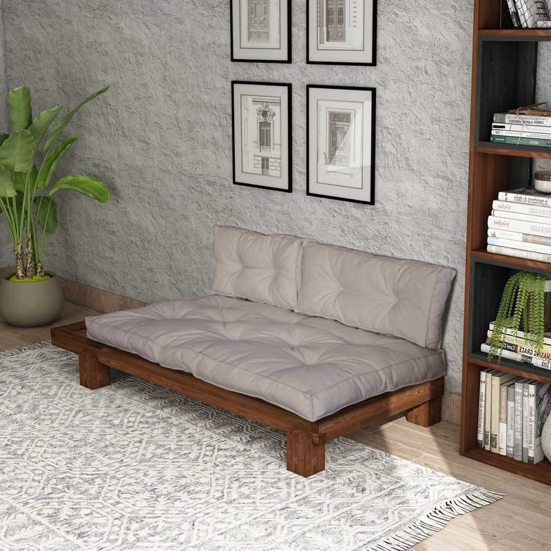 Fynros 2-personers Sovesofa - Beige - Møbler - Sofaer - Sovesofaer