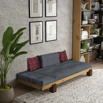 Fynros 2-personers Sovesofa - Grå - Møbler - Sofaer - Sovesofaer