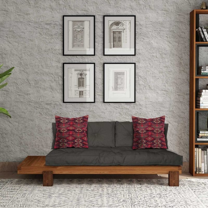 Fynros 2-personers Sovesofa - Natur/Antracit - Møbler - Sofaer - Sovesofaer