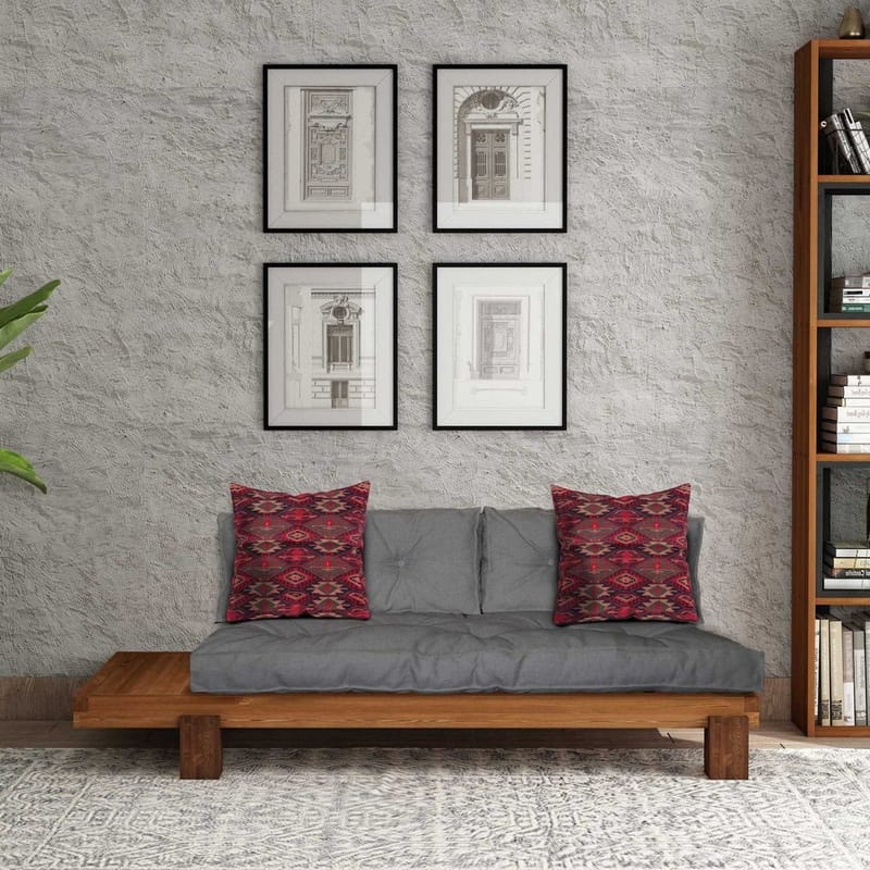 Fynros 2-personers Sovesofa - Grå/Natur - Møbler - Sofaer - Sovesofaer