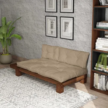 Fynros 2-personers Sovesofa - Beige - Møbler - Sofaer - Sovesofaer