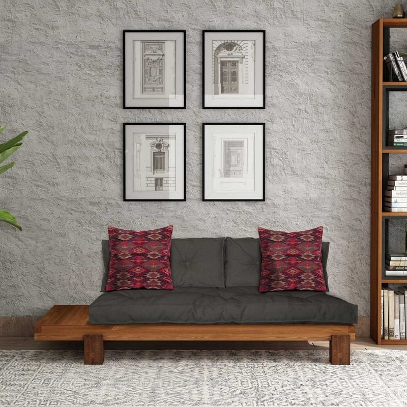 Fynros 2-personers Sovesofa - Natur/Antracit - Møbler - Sofaer - Sovesofaer