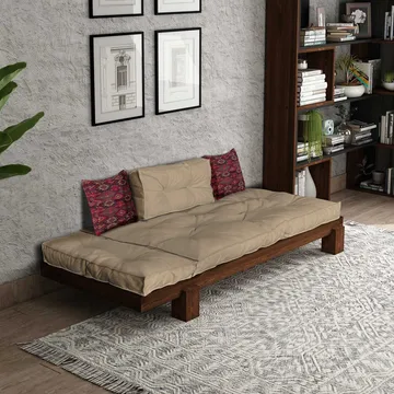 Fynros 2-personers Sovesofa - Beige - Møbler - Sofaer - Sovesofaer