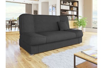 Gabi 4-sæder Langsgående Sovesofa 175x80x80 cm med Opbevaring i Stof - Grå - Møbler - Sofaer - Sovesofaer