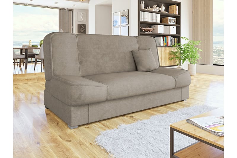 Gabi Sofa 175x80x80 cm - Beige / Grå - Sovesofaer - 4 personers sovesofa