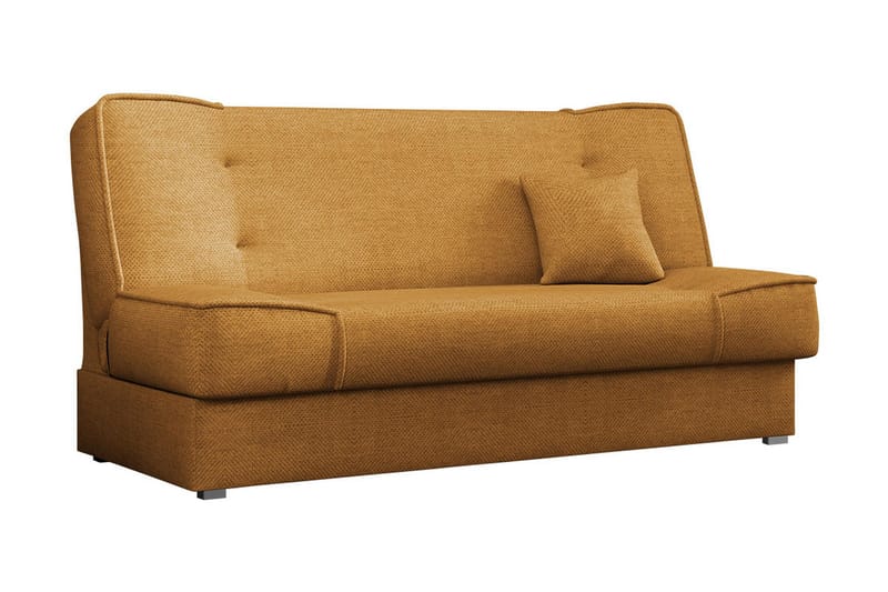 Gabi Sofa 175x80x80 cm - Gul - Sovesofaer - 4 personers sovesofa