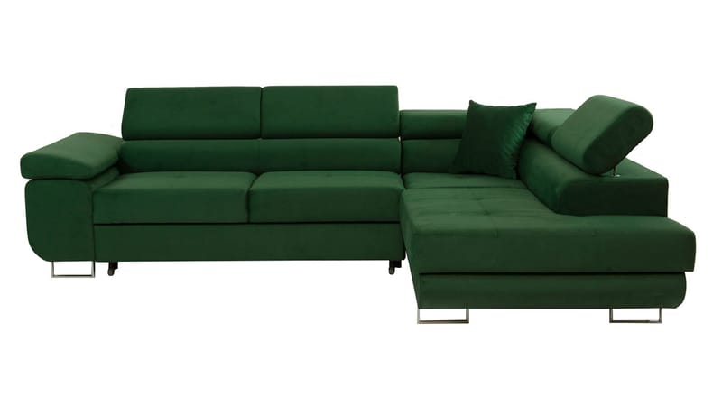 Gabina 4-personers sovesofa med chaiselong - brun - Møbler - Sofaer - Sovesofaer