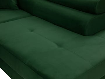 Gabina 4-personers sovesofa med chaiselong - sort - Møbler - Sofaer - Sovesofaer