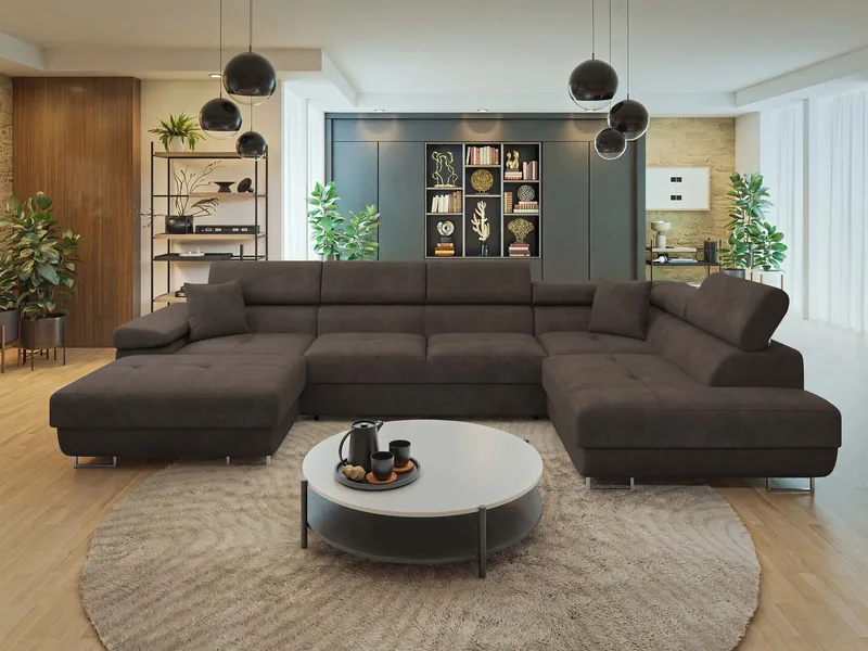 Gabina 5-personers U-formet sovesofa med chaiselong og chaiselong - Lumo 40 - Møbler - Sofaer - Sovesofaer