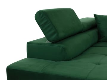 Gabina 5-personers U-formet sovesofa med chaiselong og chaiselong - sort - Møbler - Sofaer - Sovesofaer