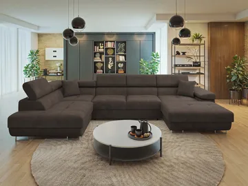 Gabina 5-personers U-formet sovesofa med chaiselong og chaiselong - Lumo 40 - Møbler - Sofaer - Sovesofaer