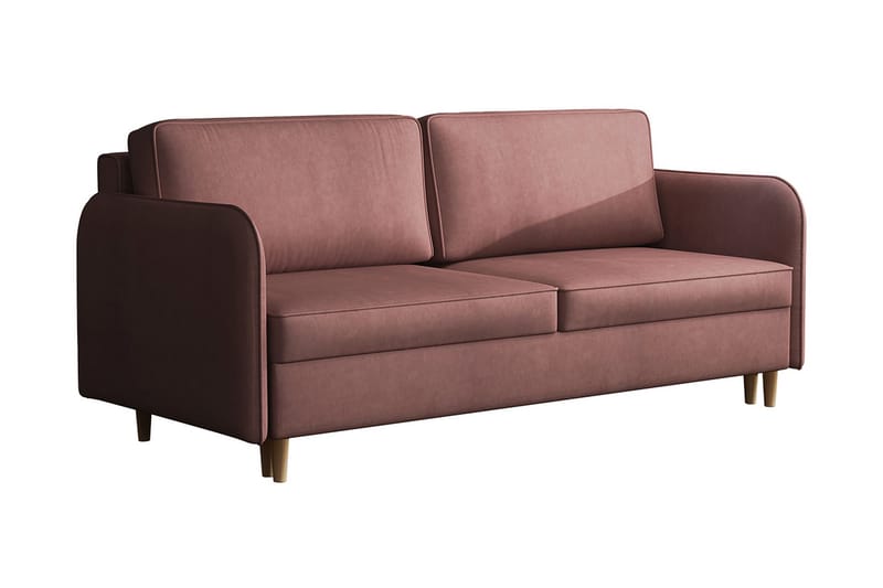 Gaja 2-Pers. Sofa, Lyserød