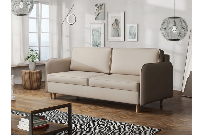 Gaja 2-Pers. Sofa - Beige - Møbler - Sofaer - Sovesofaer