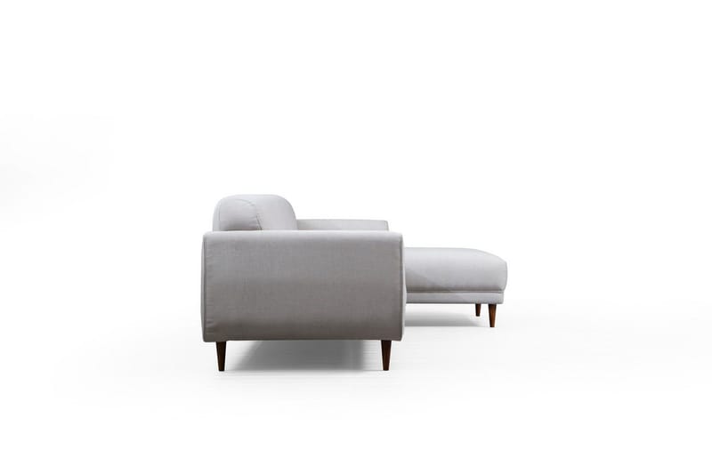 Gajanejos 5-personers Højrevendt L-formet Sovesofa 87x237 cm i Stof - Beige - Møbler - Sofaer - Sovesofaer