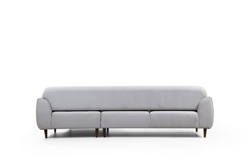 Gajanejos 5-personers Højrevendt L-formet Sovesofa 87x237 cm i Stof - Beige - Møbler - Sofaer - Sovesofaer