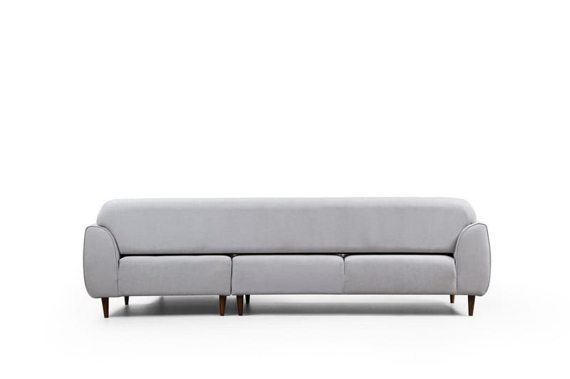 Gajanejos 5-personers Højrevendt L-formet Sovesofa 87x237 cm i Stof - Beige - Møbler - Sofaer - Sovesofaer