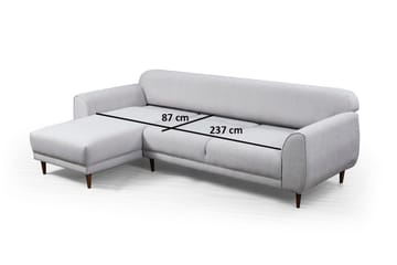 Gajanejos Chaiselongsovesofa - Beige - Møbler - Sofaer - Sovesofaer
