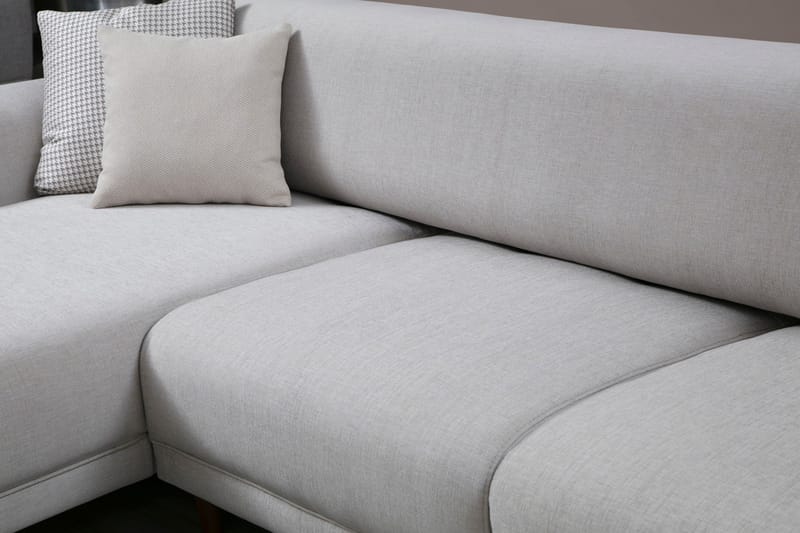 Gajanejos Chaiselongsovesofa - Beige - Sovesofaer - Sovesofa chaiselong