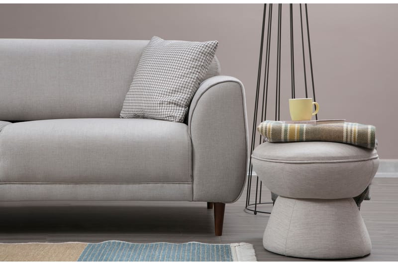 Gajanejos Chaiselongsovesofa - Beige - Møbler - Sofaer - Sovesofaer