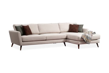 Gajanejos Chaiselongsovesofa - Beige - Møbler - Sofaer - Sovesofaer - Sovesofa chaiselong