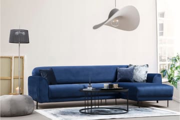 Gajanejos Chaiselongsovesofa - Blå - Møbler - Sofaer - Sovesofaer