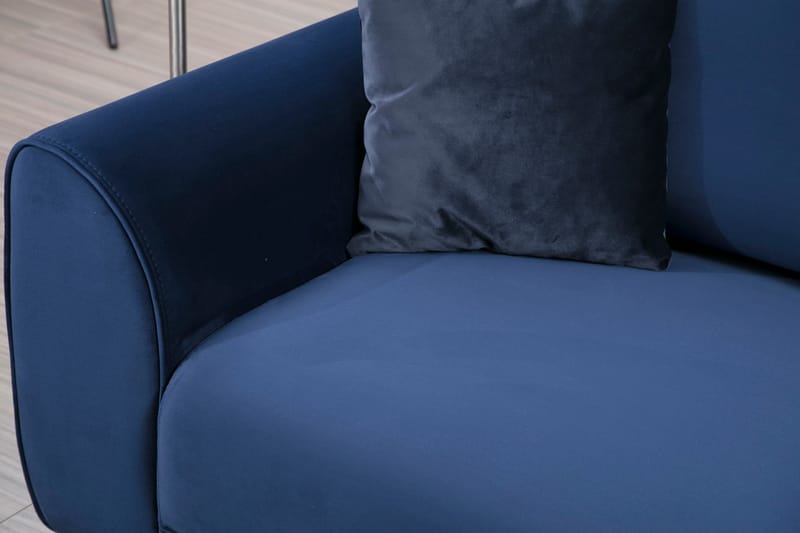 Gajanejos Chaiselongsovesofa - Blå - Møbler - Sofaer - Sovesofaer