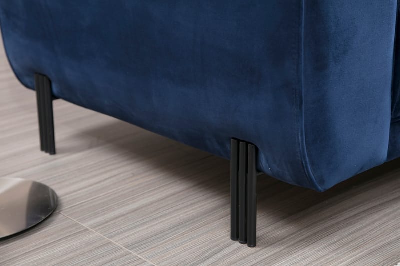 Gajanejos Chaiselongsovesofa - Blå - Møbler - Sofaer - Sovesofaer
