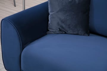 Gajanejos Chaiselongsovesofa - Blå - Møbler - Sofaer - Sovesofaer