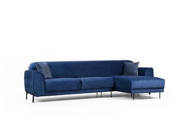 Gajanejos Chaiselongsovesofa - Blå - Møbler - Sofaer - Sovesofaer
