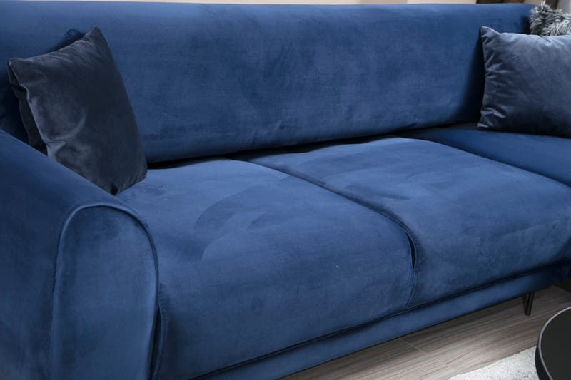 Gajanejos Chaiselongsovesofa - Blå - Møbler - Sofaer - Sovesofaer