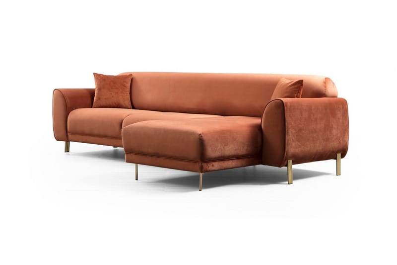 Gajanejos Chaiselongsovesofa - Brun - Møbler - Sofaer - Sovesofaer