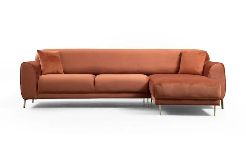 Gajanejos Chaiselongsovesofa, Brun