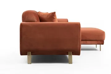 Gajanejos Chaiselongsovesofa - Brun - Møbler - Sofaer - Sovesofaer