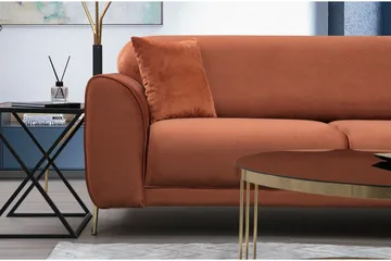 Gajanejos Chaiselongsovesofa - Brun - Møbler - Sofaer - Sovesofaer