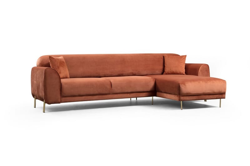 Gajanejos Chaiselongsovesofa - Brun - Møbler - Sofaer - Sovesofaer