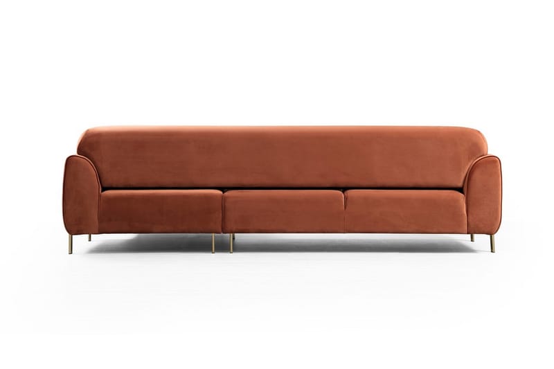 Gajanejos Chaiselongsovesofa - Brun - Møbler - Sofaer - Sovesofaer