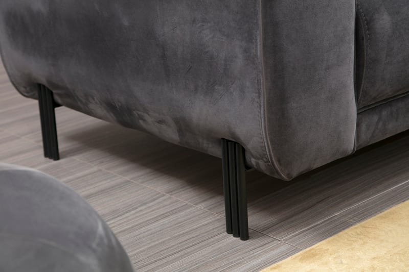 Gajanejos Chaiselongsovesofa - Grå - Møbler - Sofaer - Sovesofaer