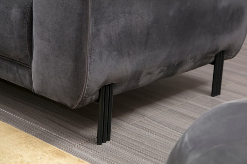 Gajanejos Chaiselongsovesofa - Grå - Møbler - Sofaer - Sovesofaer