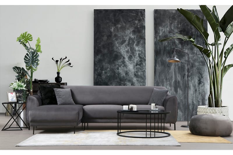 Gajanejos Chaiselongsovesofa - Grå - Møbler - Sofaer - Sovesofaer