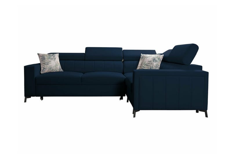 Galbally 3-sits Hörnbäddsoffa Dark blue - Møbler - Sofaer - Sovesofaer