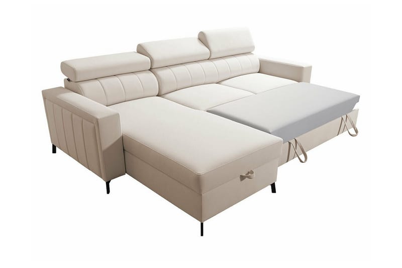 Galbally 3-sits Hörnbäddsoffa Dark blue - Møbler - Sofaer - Sovesofaer